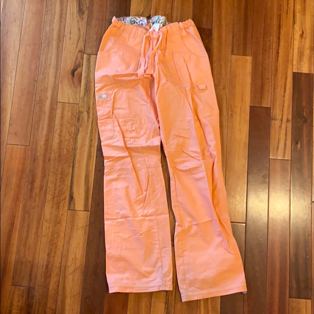 Koi size Small Tall peach scrub bottoms